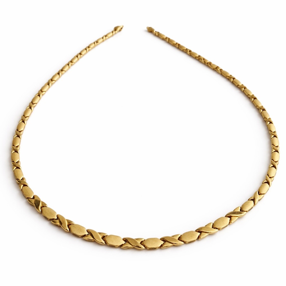10k Hugs & Kisses Necklace